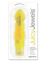 Pipedream Juicy Jewels Lemon Sapphire G-Spot Vibrator Waterproof Vibrators